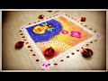 Akshaya Trithiya 2020 Rangoli Easy muggulu  Kalash Rangoli Kumbh rangoli...