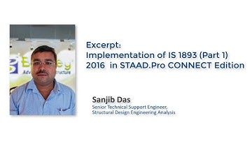 Implementation of IS 1893 (Part 1):2016 in STAAD.Pro CONNECT Edition