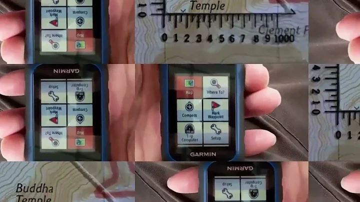 Learning about navigation with GPS, Topo map with UTM grid and compass.