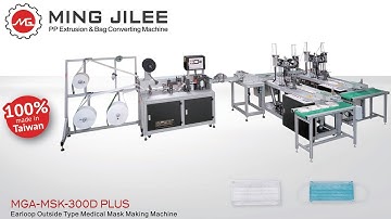 Surgical Mask Making Machine, MGA-MSK-300D PLUS