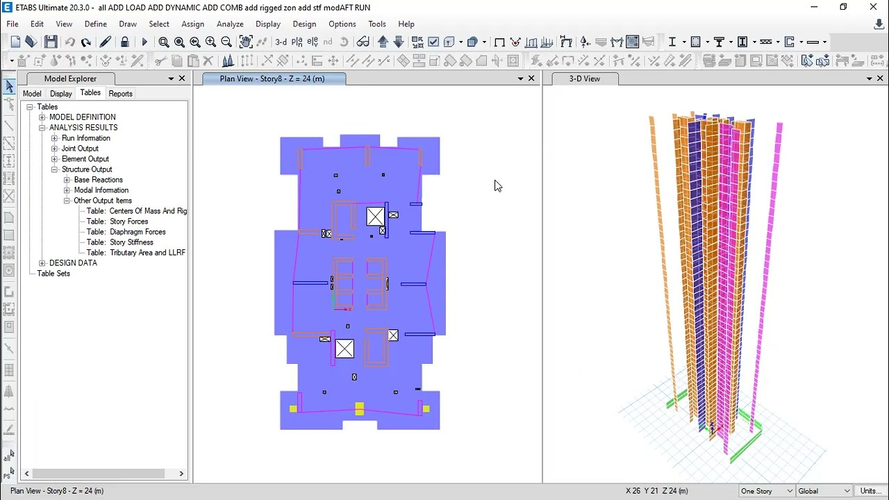 30 CHECK CENTER OF MASS AND CENTER OF RIGIDITY