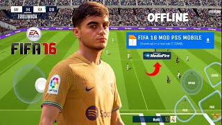 FIFA 16 MOD FIFA 23 MOBILE OFFLINE ANDROID GRÁFICOS PS5 | KICK OFF NOVOS BOTÕES & KITS 2022/23