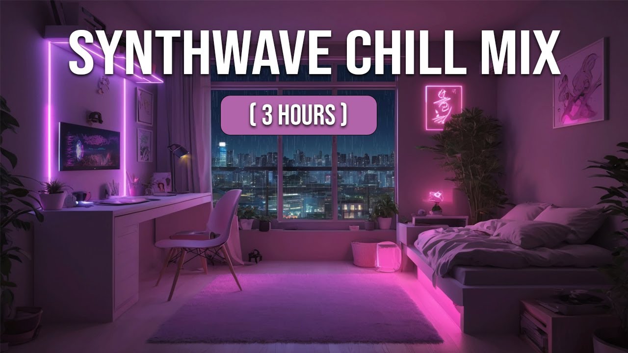 Synthwave Cyberpunk Music | 4K | NO ADS