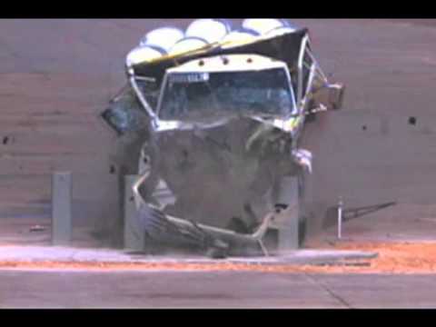 Turntable Vehicle Barrier - Crash Test - YouTube