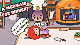 A Mermaid For Dinner? A Chef Who Wanted To Eat A Mermaid Sad Story Toca Life Story Toca Boca