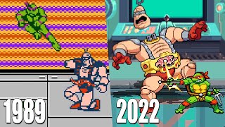 TMNT Shredder's Revenge Boss Comparisons: OLD vs NEW | 1989  2022