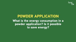 Energy consumption in a coating line explained - Powder application