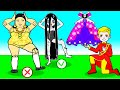 Oh No! Rich Wife Or Poor Wife - Fat Squid Game VS Thin Sadako Contest | DIY Paper Dolls & Cartoon