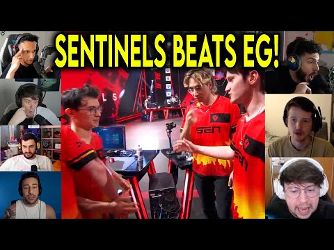 Valorant Streamers Reacts To Sentinels Dominant Win Against EG In VCT