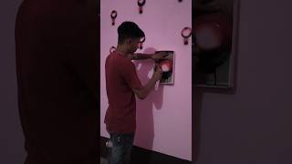 3d bubble wall design painting bedroom 🏡 #art