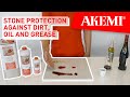 Protect your stone from stains with the akemi stain repellent nanoeffect