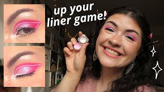 HOW TO WORK GRAPHIC LINER INTO YOUR EYESHADOW LOOKS | easy graphic liner tutorial for beginners!