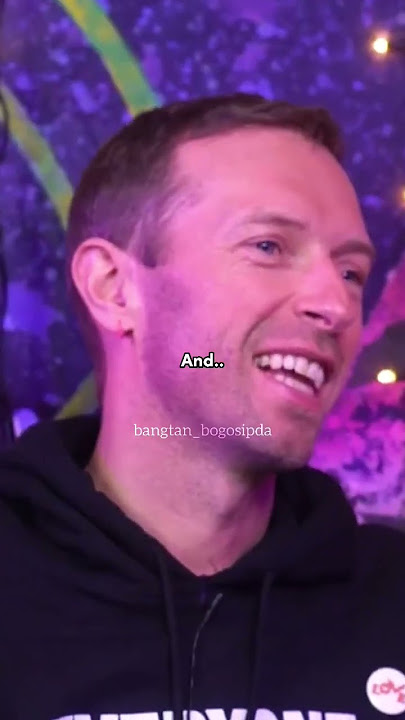 'We feel quite protective of BTS'🥺💜 #coldtan #bts #coldplay #myuniverse #chrismartin #btsarmy