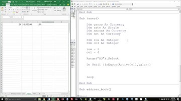 VBA Demo - Taxes