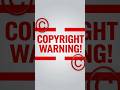"COPYRIGHT WARNING! Reused Content Risk – Stay Safe": YouTube policy #youtubecreator #youtubeintros