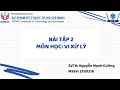 [VXL] Bài tập 2: Điều khiển LED sáng tắt với công tắc và nút nhấn thường hở