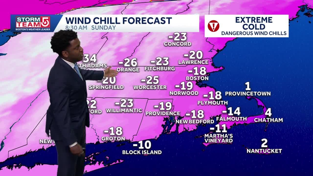 Video: Extreme cold, dangerous wind chills Sunday
