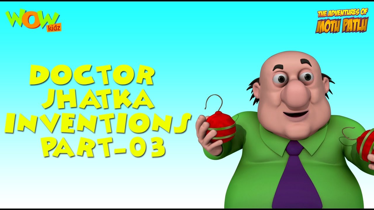 Doctor Jhatka's invention - Motu Patlu Compilation - Part 3 - 45 Minutes of Fun!