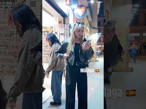 Malaga City Calle Nueva at night Costa del Sol 🌞🇪🇸😀 #costadelsol #shorts #travel #trending