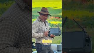 Como “dirigir” um drone #drone #agro #pulverizador #pilotar