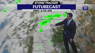 Storm Tracker Forecast: Cloudy & cooler, with light showers possible Wednesday