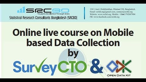 SurveyCTO কি? SurveyCTO Course in Bangla | Abdul Awal | SRCBD Training |