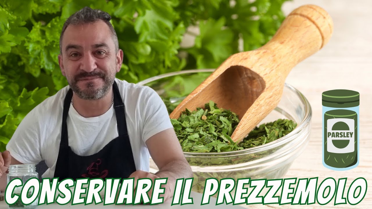 Sapori freschi tutto l'anno: Scopri come essiccare e conservare il prezzemolo fatto in casa!