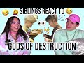 Siblings react to &quot;Kpop Idols Is Called God Of Destruction&quot; 🤷‍♀️👀 |REACTION