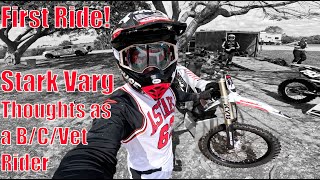 First Ride Stark Varg B/C/Vet Rider Thoughts - Miami MX