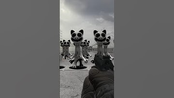 Smile Cat  zoonomaly falls into manhole in zoo #zoonomaly #nextbots #gmod