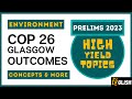 Environment & Ecology Current Affairs | UPSC Prelims 2022 | UPPSC 2022 | COP26 @MasterPYQ