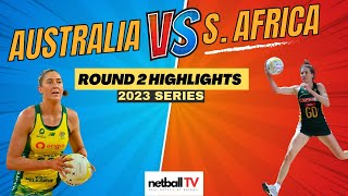Australia Diamonds vs. South Africa Proteas Netball Test Series - Game 2 of 3 | Round 2 Highlights screenshot 3