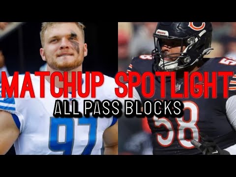 Darnell Wright Vs Aidan Hutchinson: All Pass Blocks/Rushes