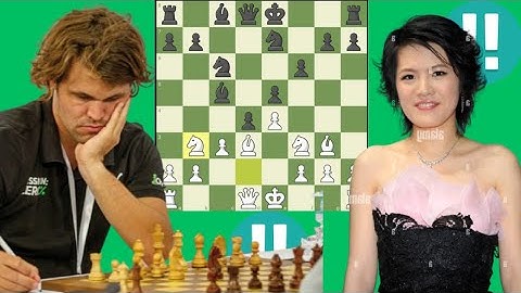 Een van de meest beroemde Magnus Carlsen vs Hou Yifan 4