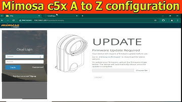 Mimosa c5x A to Z configuration | Mimosa Firmware upgrade | Mimosa Unlock key