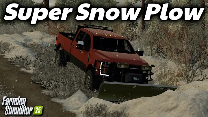Super Snow Plow - FS25 Mod (Crossplay)