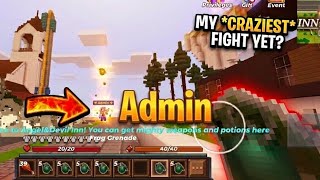 Fighting Admin In JailBreak! BlockMan Go - JailBreak