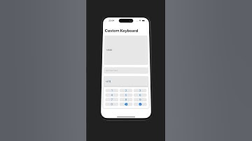 Custom Keyboard with SwiftUI #shorts