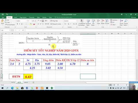 Điều Kiện Đỗ Tốt Nghiệp - CÁCH TÍNH ĐIỂM XÉT TỐT NGHIỆP TPHT & GDTX NĂM 2020  - TRẦN NGỌC HẢO
