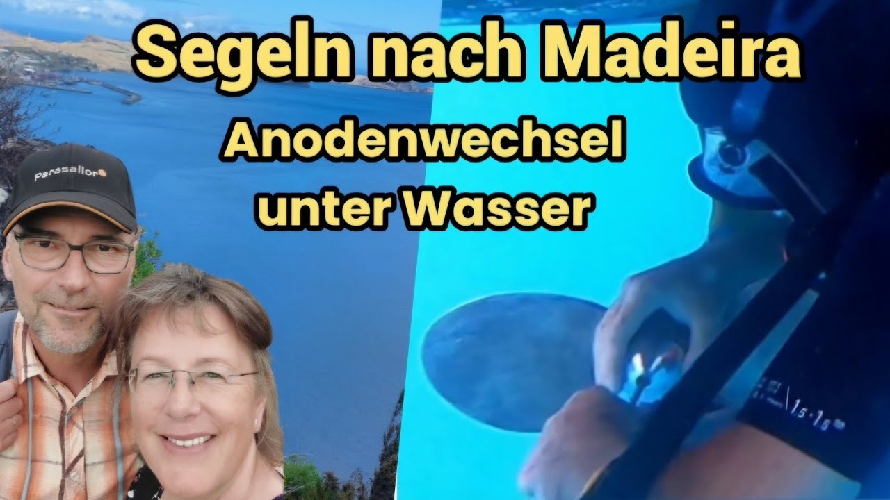 ⁣Wir segeln nach Madeira & Anodenwechsel unter Wasser #blauwassersegeln #liveaboard #sailing #diy