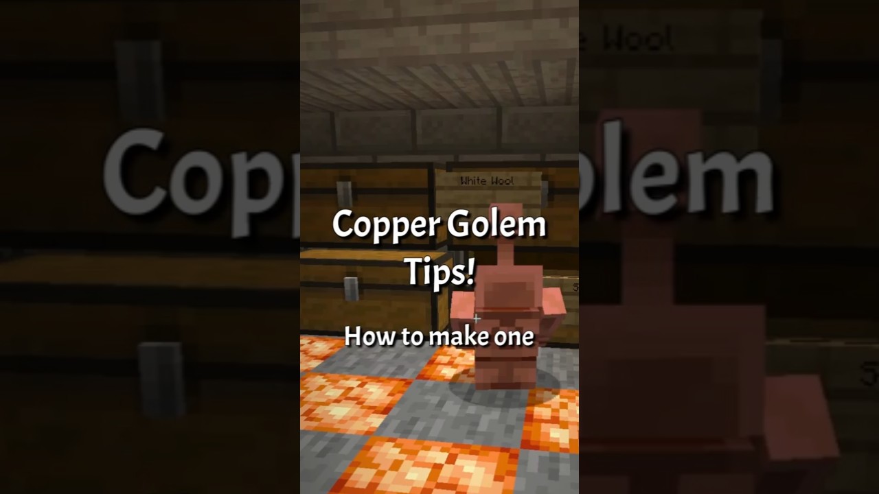 Copper Golem Tip: How to make one