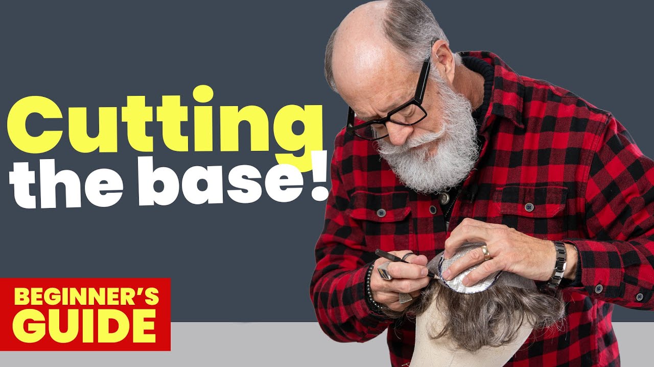 How to PROPERLY cut a hair system base | Beginner's guide