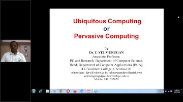 Ubiquitous Computing