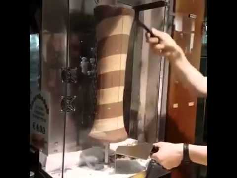 شاورما من الشوكلاته الذ الحلويات