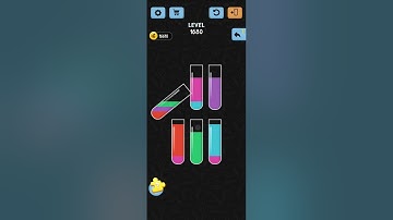 water color sort level 1680 walkthrough solution IOS/android #watercolorsortgame #android