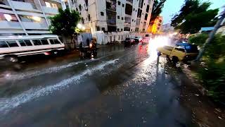 A Rainy Night In Karachi 4th July 2022 - Insta 360 One R 360 Mod - 4K