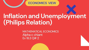 Inflation and Unemployment 18.3 (Philips Relation)