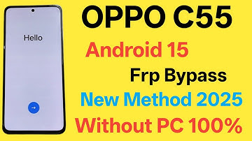Realme C55  Frp Bypass Android 15 Without PC 100%Working New Method 2025