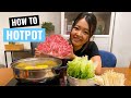 HOW TO HOTPOT at home! | HOTPOT RECIPE & INGREDIENTS | Super healthy, easy and delicious dinner!