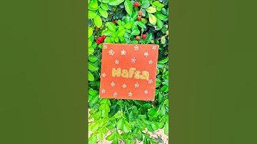 Painting My Subscribers Name ✨ COMMENT your Name ❗️#nameart #paint #lettering #calligraphy #shorts